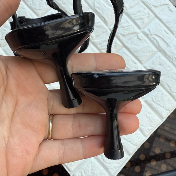 Coutgo Pointed Toe Sandals Slingback Kitten Heel  women’s size 9.5 - Picture 6 of 10